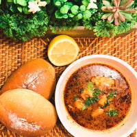 Garlic Tomato & Herbs Orzo Soup